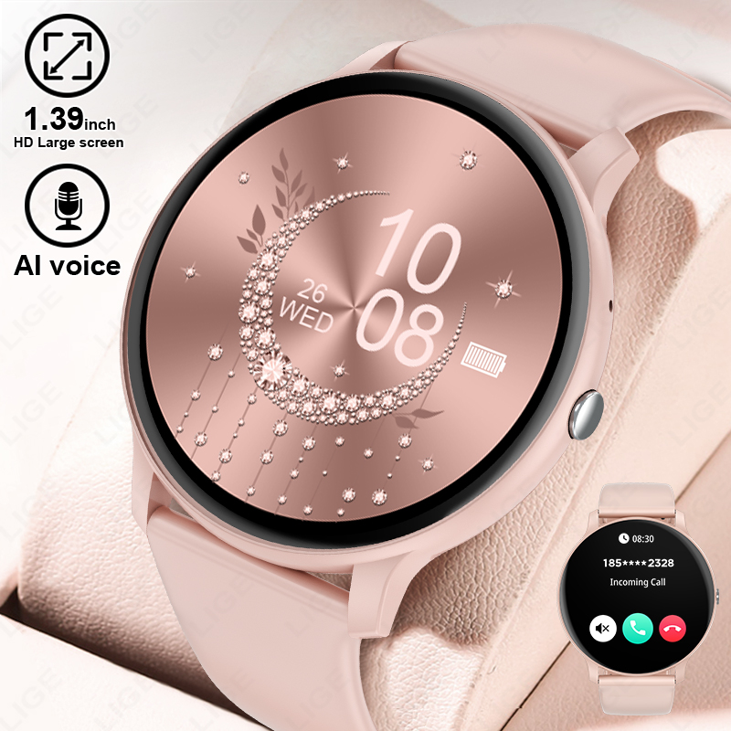Watches Ladies Smartwatch - LIGE Smart Watch Women Men Bluetooth