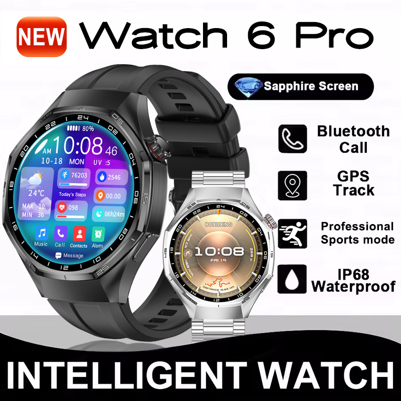 Heart Rate Gps Watch - 2026 New Global Version Watch 6