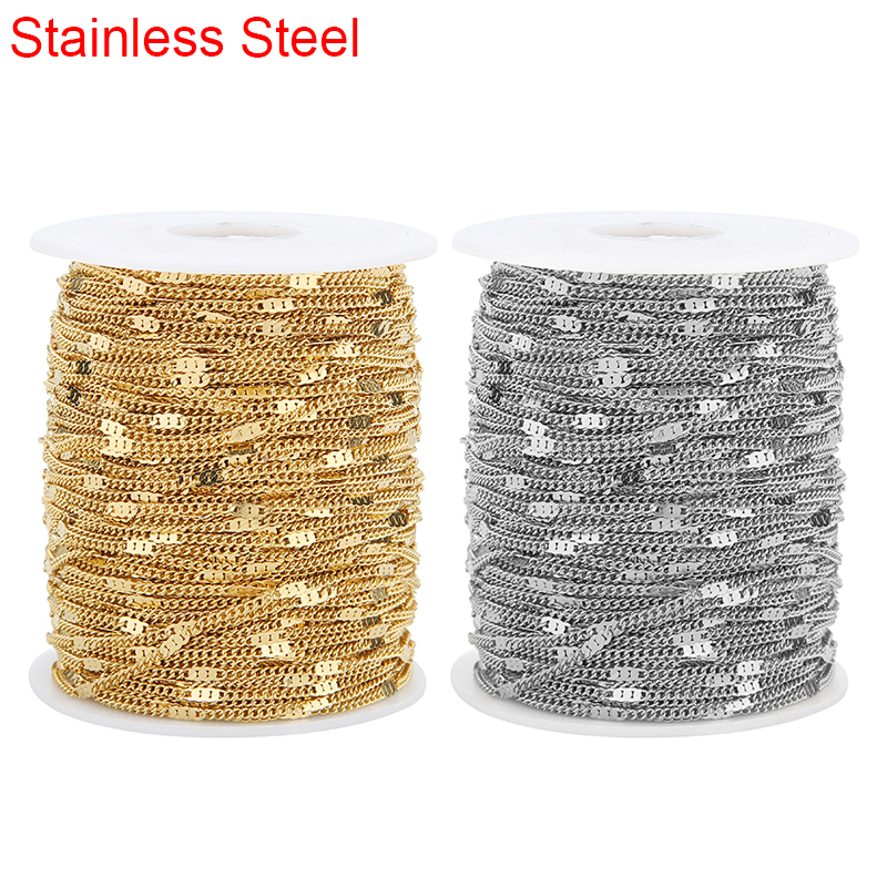 Bracelet Link Remover - 2meters Never Fade Stainless Steel Chains