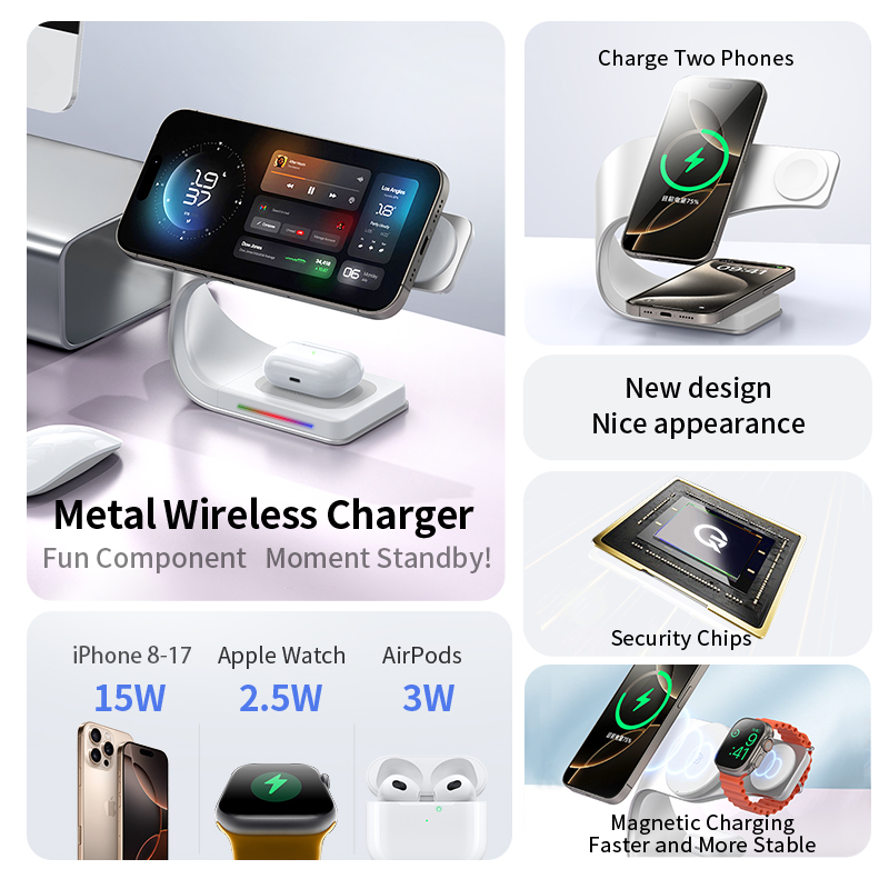 Metal Shell 4 in 1 Wireless Ch - Smartwatch Watches For Iphone recension och pris