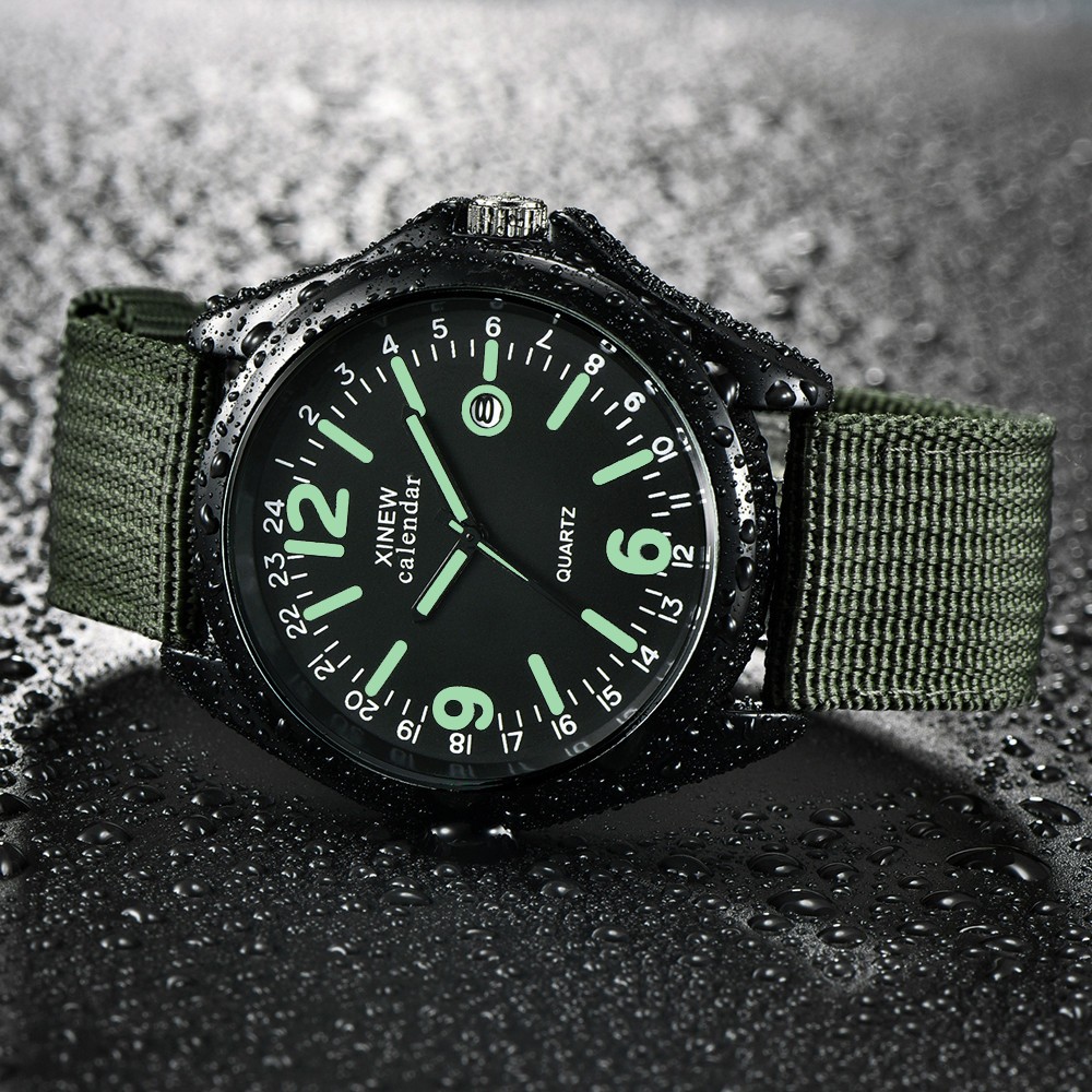Military Mens Quartz Watch Bla - Smartwatch Watches For Men recension och pris