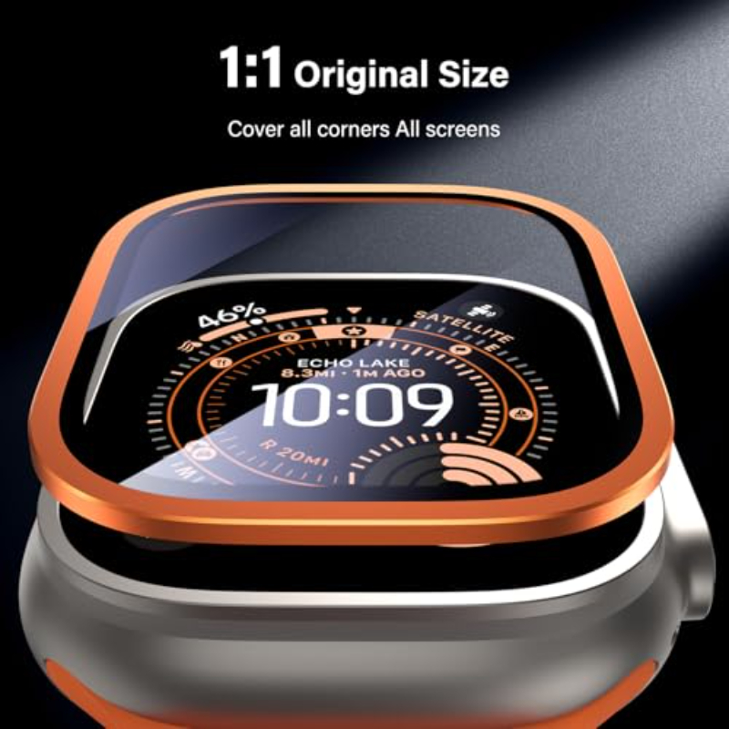 2PCS HD Metal Tempered Glass F - Smartwatch Watches For Men recension och pris