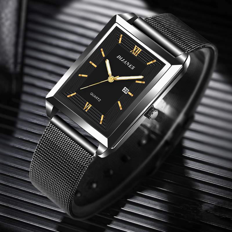 Men's Calendar Date Sport & Le - Mesh Stainless Strap recension och pris