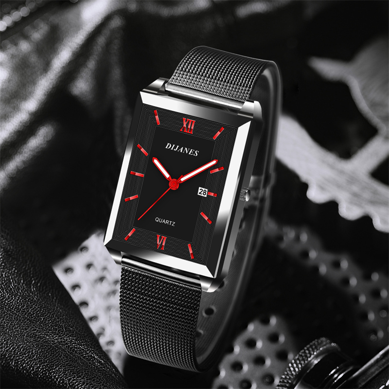 Men's Calendar Date Sport & Le - Mesh Stainless Strap recension och pris