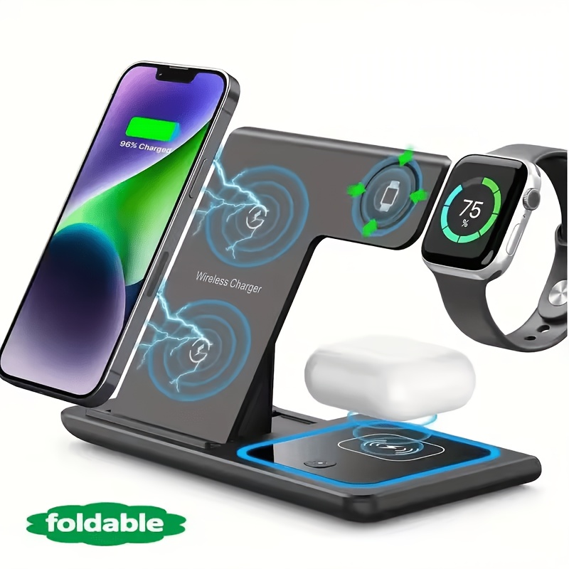 3-In-1 wireless charging stand - Smartwatch Watches For Iphone recension och pris
