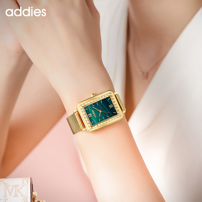 ADDIES Fashion Quartz Woman Wr - Mesh Stainless Strap recension och pris