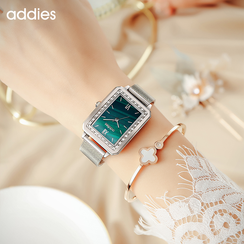 ADDIES Fashion Quartz Woman Wr - Mesh Stainless Strap recension och pris