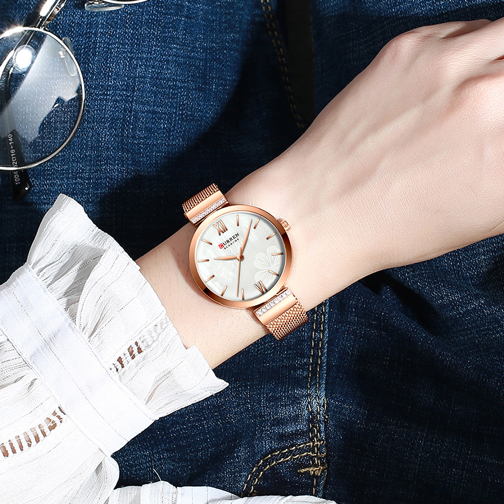 CURREN 9067 Minimalist Quartz  - Mesh Stainless Strap recension och pris