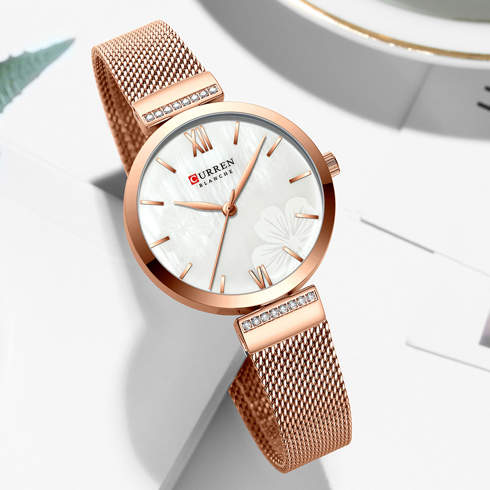 CURREN 9067 Minimalist Quartz  - Mesh Stainless Strap recension och pris
