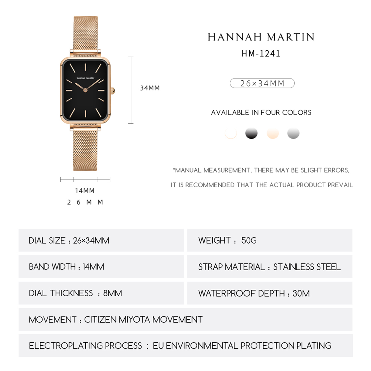 Rectangle Ultrathin Nordic Sim - Mesh Stainless Strap recension och pris
