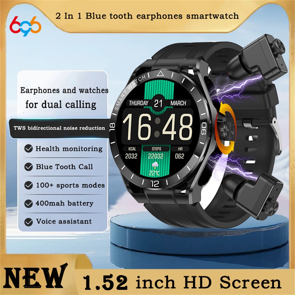 Smart Watch 2 In 1 Blue Tooth  - Smartwatch Noise Watches recension och pris