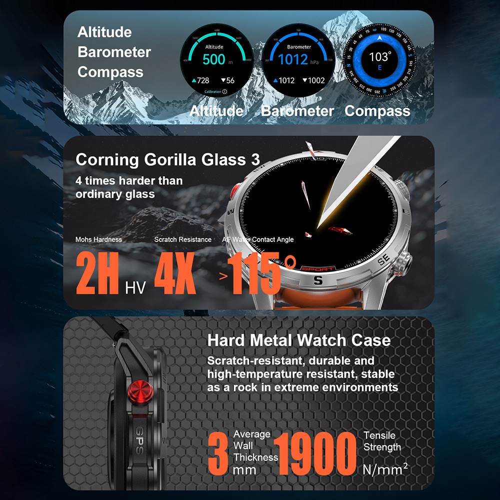 DTG10 Smartwatch 1.43'' AMOLED - Heart Rate Gps Watch recension och pris