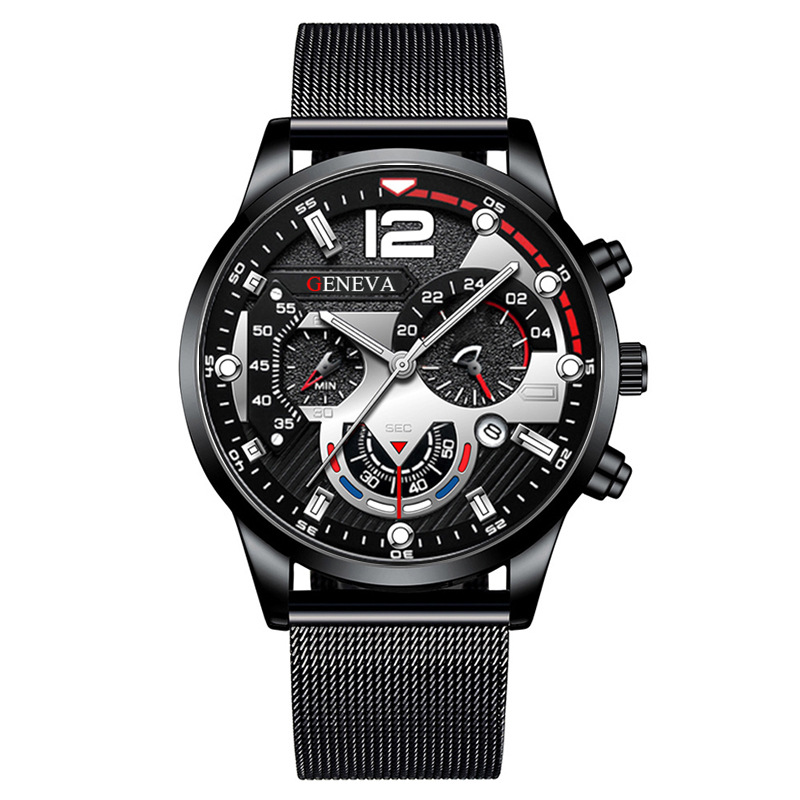 Fashion Men's Quartz Watch Ste - Mesh Stainless Strap recension och pris
