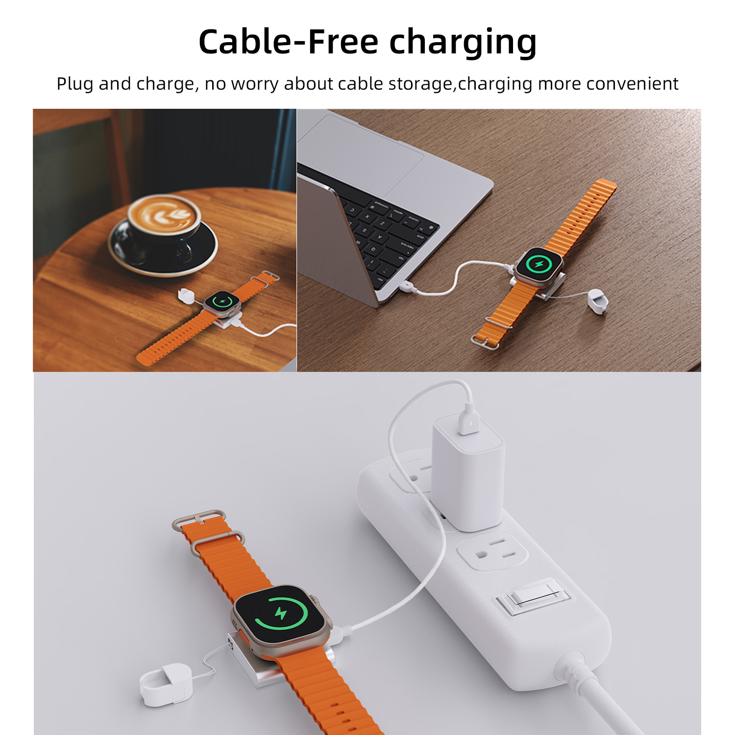 Bonola For Apple Watch Charger - Smartwatch Watches For Iphone recension och pris