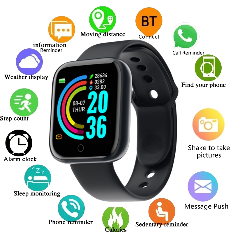 Men's Smartwatch Women's Sport - Watch Smart Y68 recension och pris
