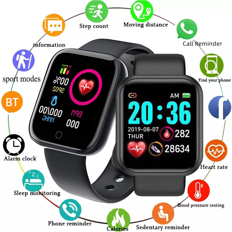 Music Control Smart Watch Men  - Watch Smart Y68 recension och pris