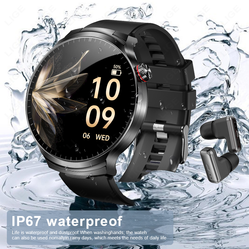 LIGE 2026 New TWS 2 in 1 Heads - Smartwatch Noise Watches recension och pris