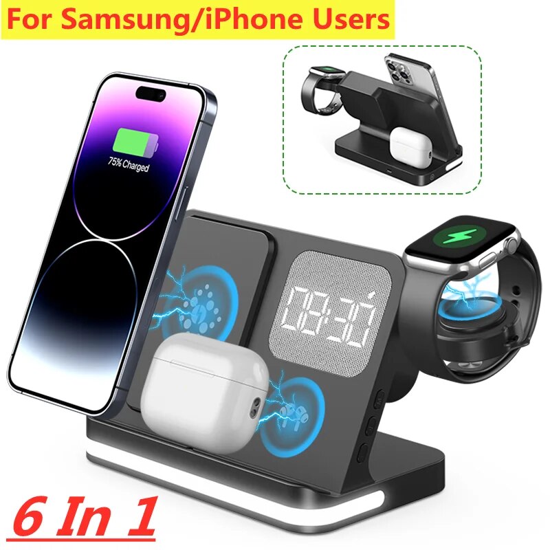 Wireless Charger Stand For iPh - Smartwatch Watches For Iphone recension och pris