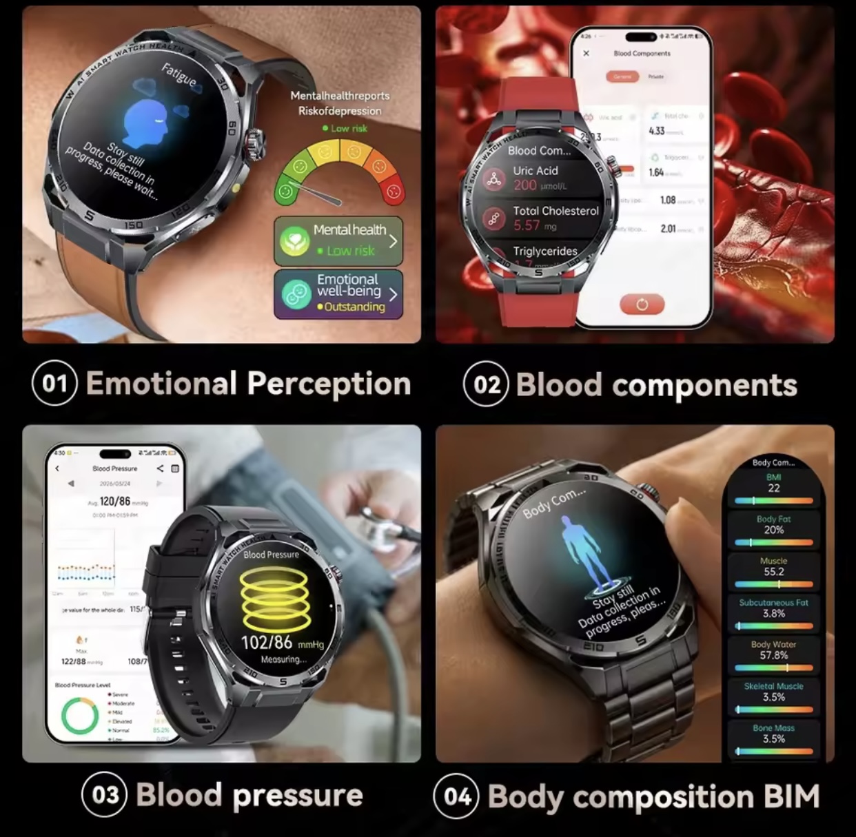 ECG High-end Health Smart Watc - Watches Ladies Smartwatch recension och pris