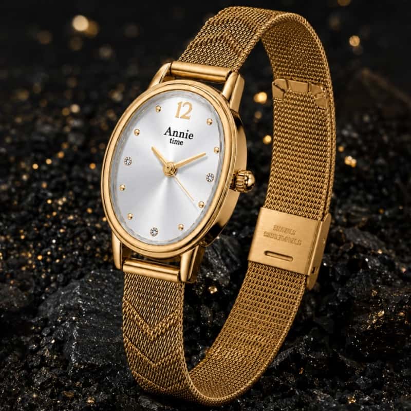 Top Brand Luxury Watches for W - Mesh Stainless Strap recension och pris