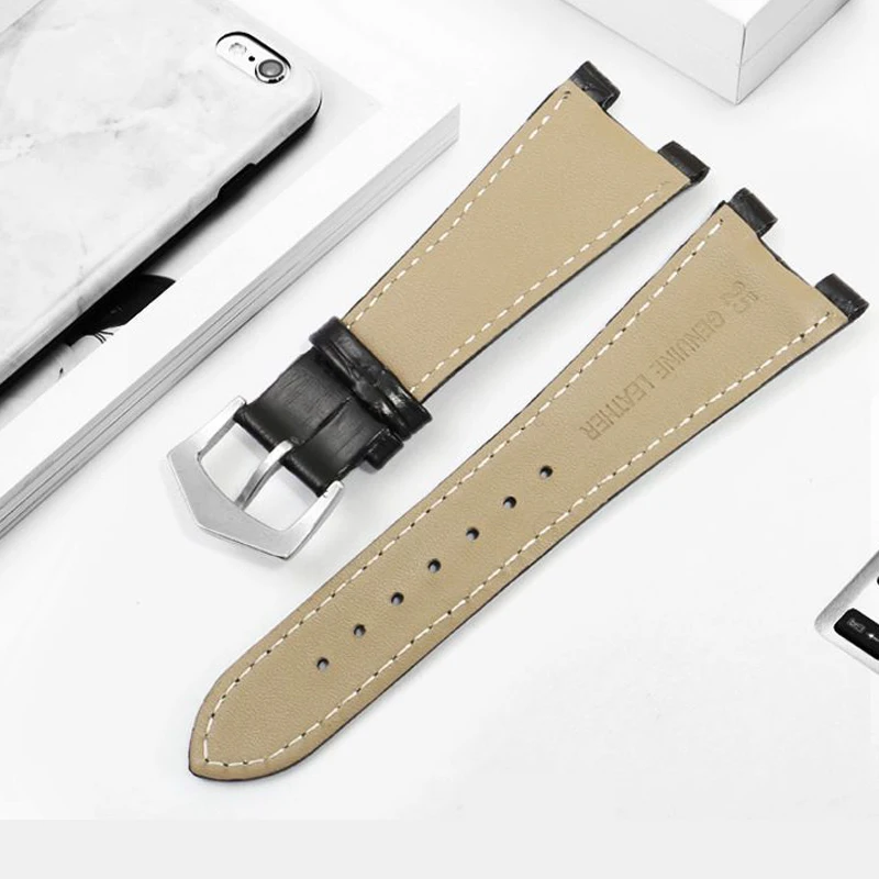 Genuine Leather Watch Strap Fo - Patek Philippe Watch Nautilus recension och pris