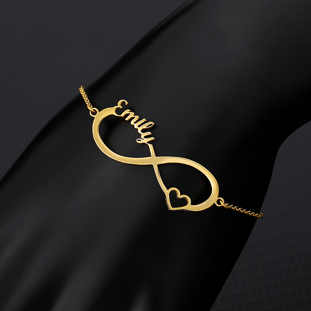 Custom Two Hearts Names Infini - Bracelet Link Remover recension och pris
