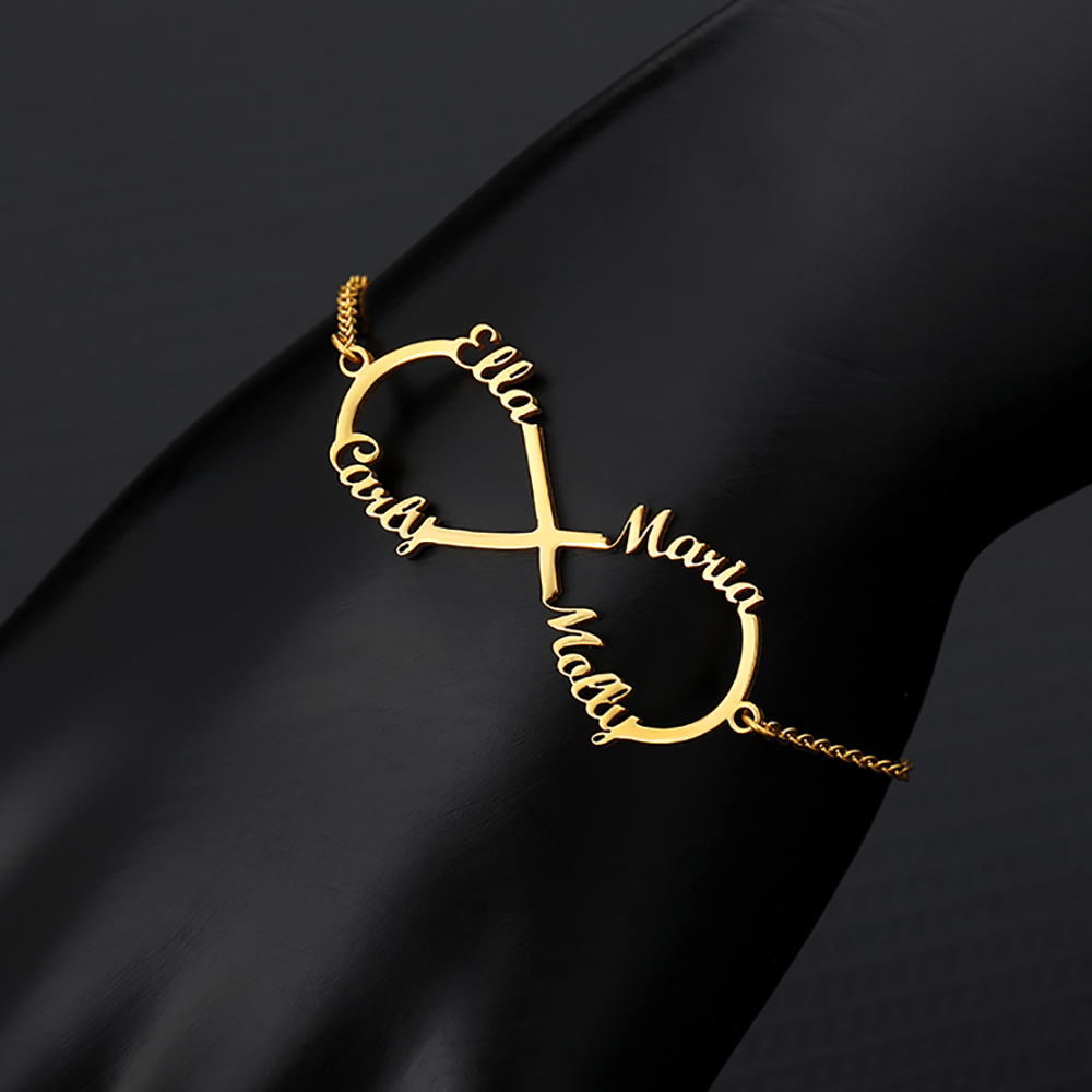 Custom Two Hearts Names Infini - Bracelet Link Remover recension och pris