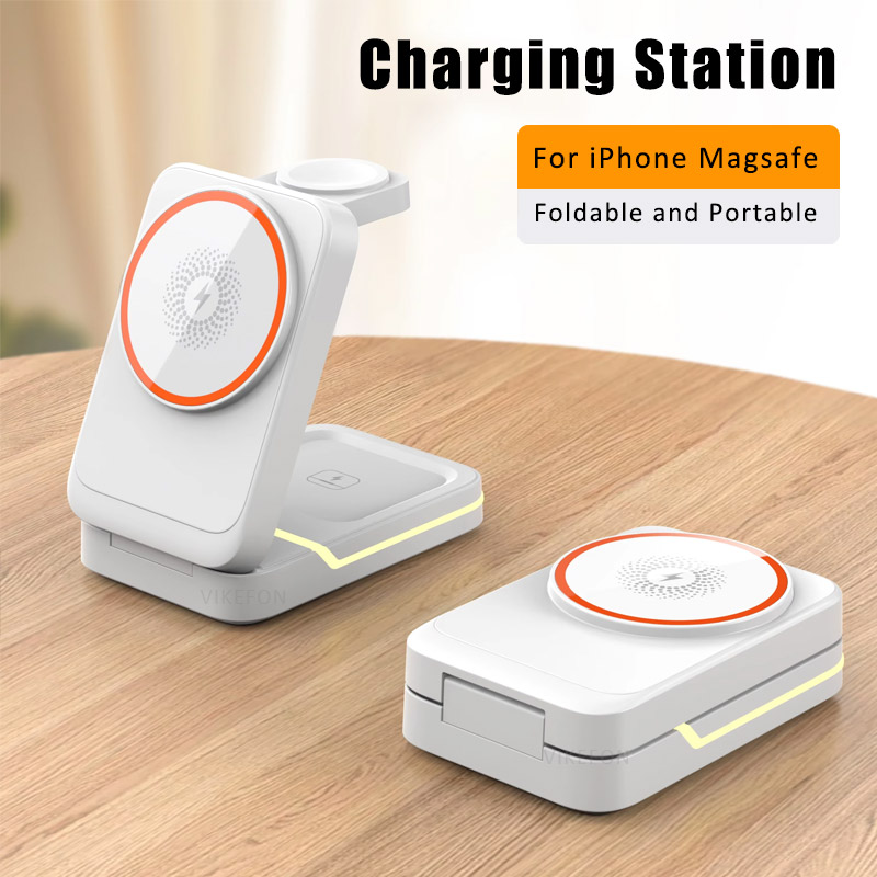 3 in 1 Magnetic Foldable Trave - Smartwatch Watches For Iphone recension och pris