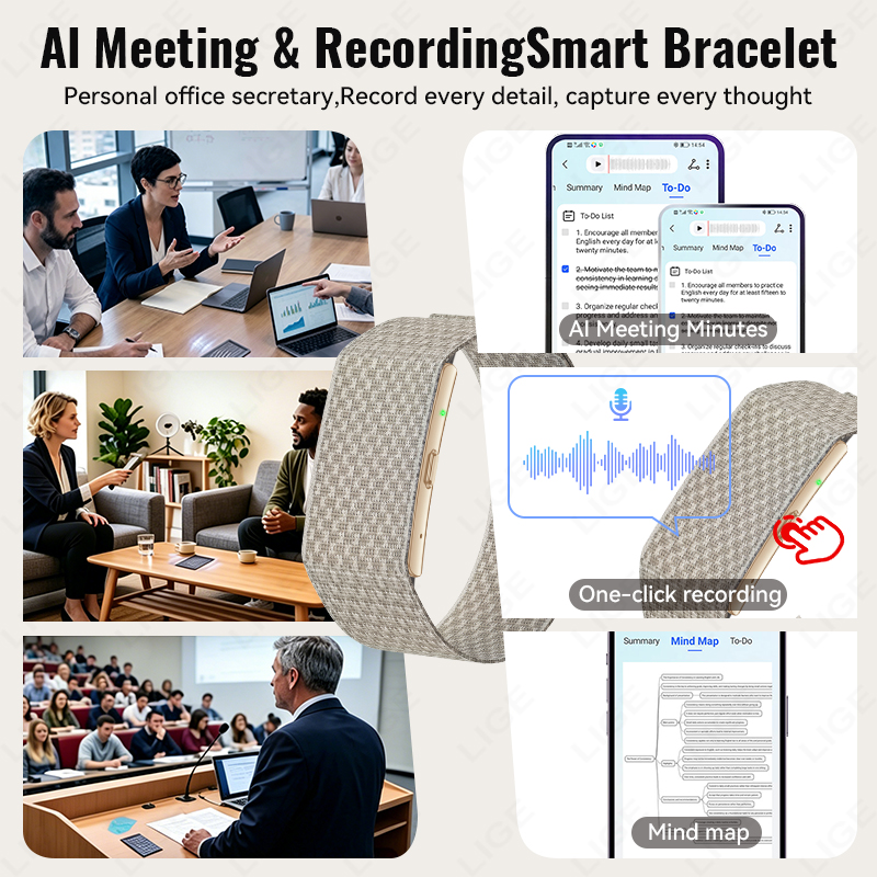 Women Sports Band AI Recording - Smartwatch Noise Watches recension och pris