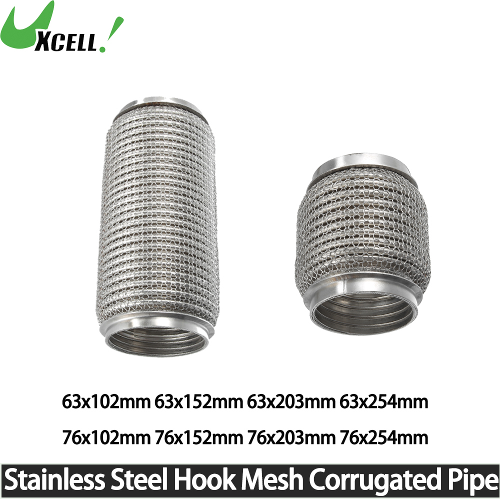 UXCELL Car Exhaust Flexible Pi - Mesh Stainless Strap recension och pris