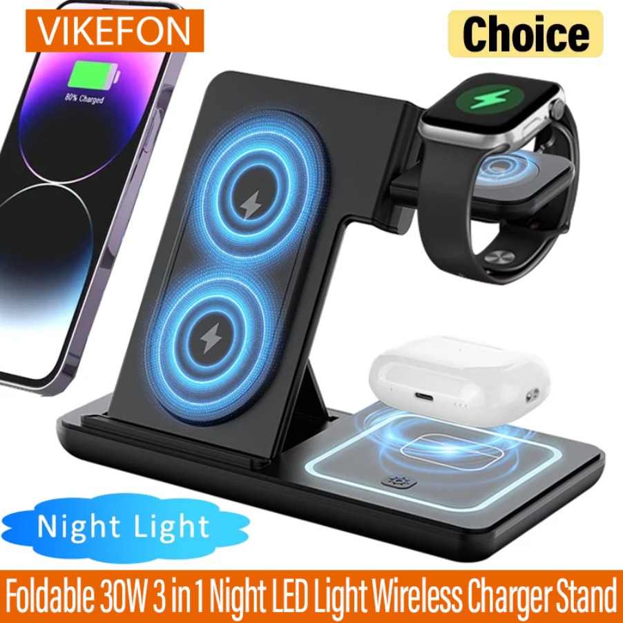 3 in 1 Foldable Night LED Ligh - Smartwatch Watches For Iphone recension och pris
