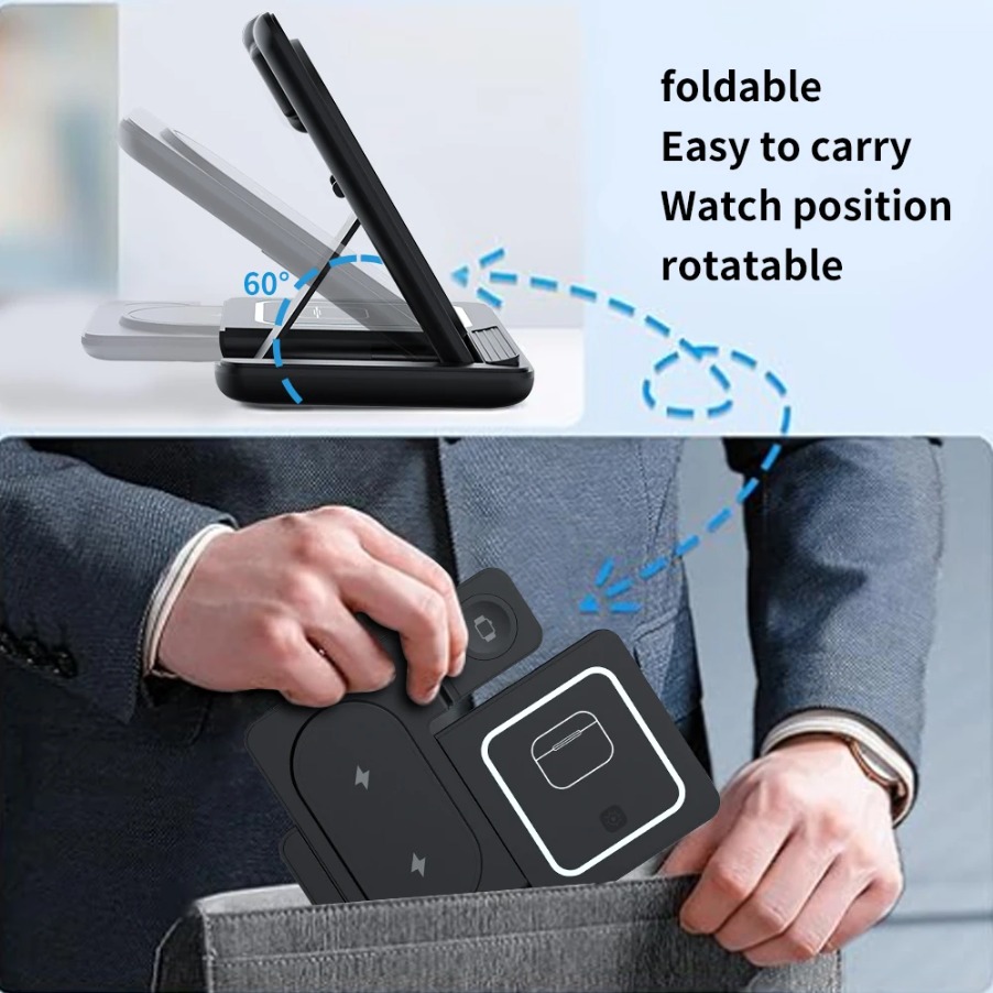 3 in 1 Foldable Night LED Ligh - Smartwatch Watches For Iphone recension och pris