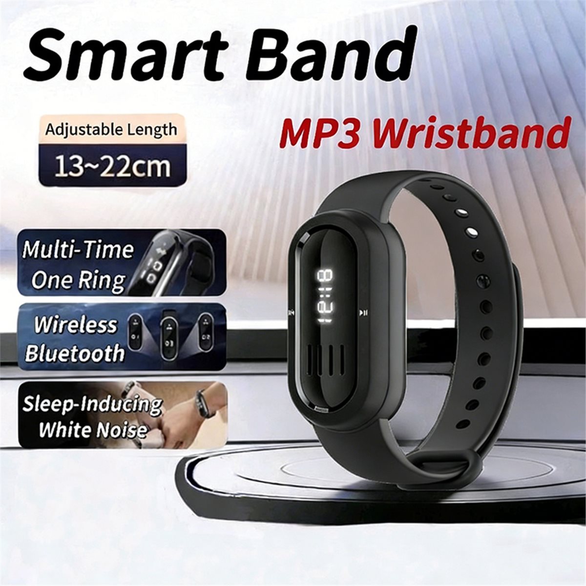 DTC5 Digital Smart Bracelet Wr - Smartwatch Noise Watches recension och pris