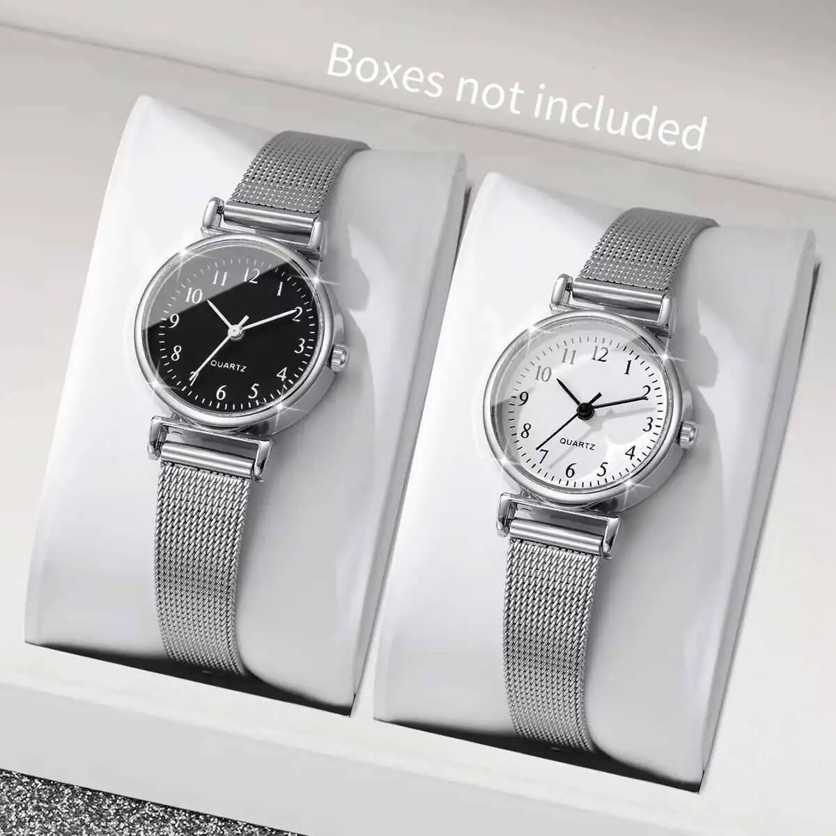 1/2PCS Fashion Women Watches S - Mesh Stainless Strap recension och pris