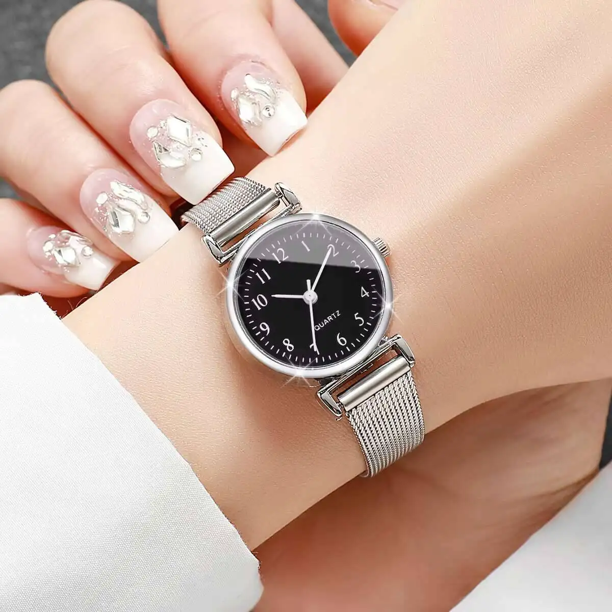 1/2PCS Fashion Women Watches S - Mesh Stainless Strap recension och pris