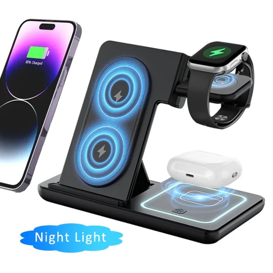 Night LED Light 3 In 1 Wireles - Smartwatch Watches For Iphone recension och pris