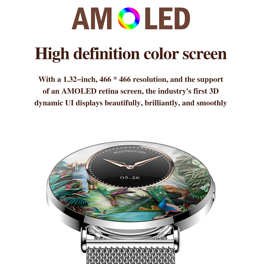 KM88 Women Smartwatch Fashion  - Watches Ladies Smartwatch recension och pris