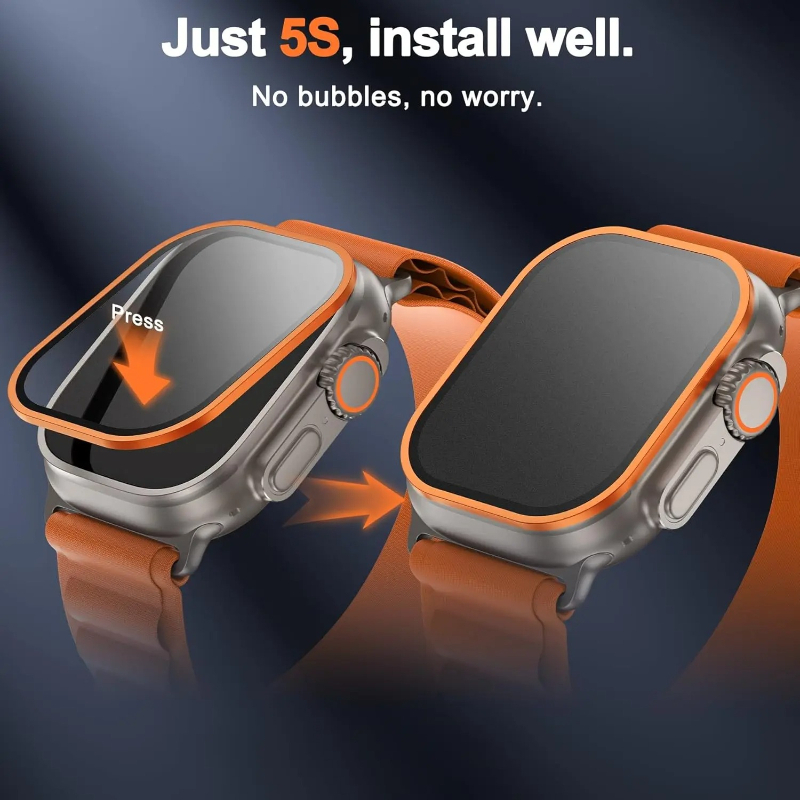 Tempered Glass for Apple Watch - Smartwatch Watches For Men recension och pris