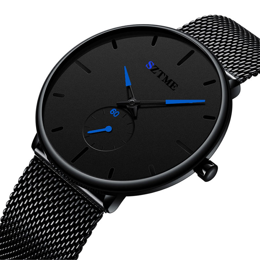 Fashionable British ultra-thin - Mesh Stainless Strap recension och pris